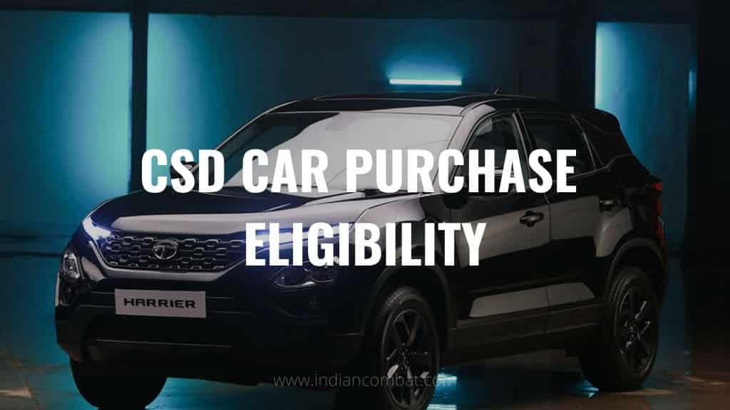 csd car purchase eligibility