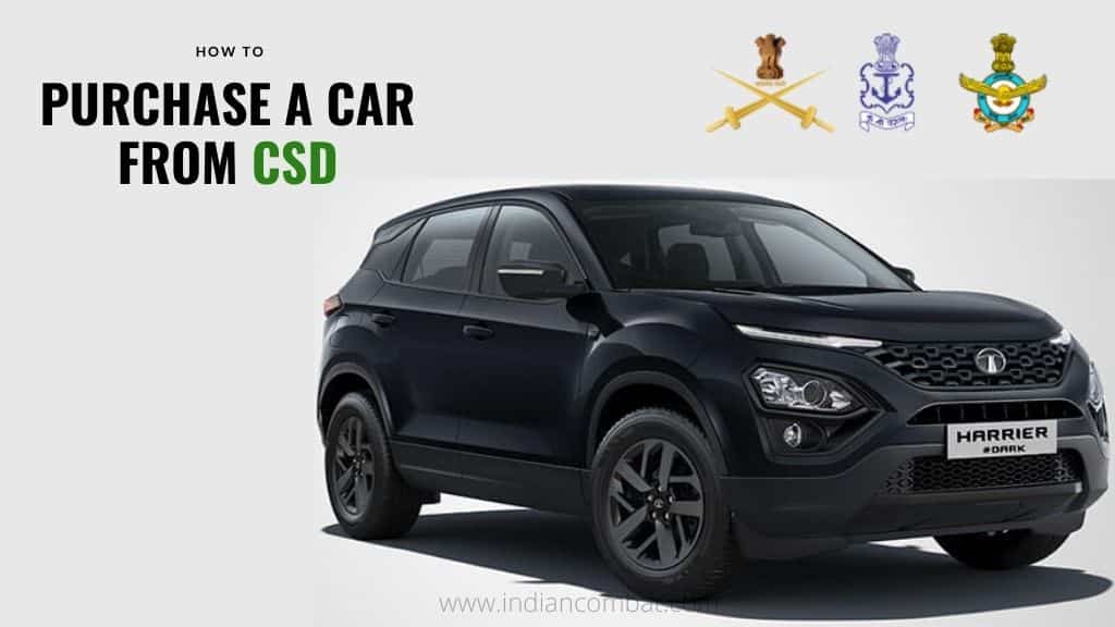 how to purchase a car from csd